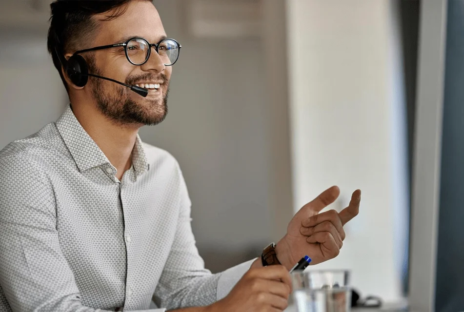 Cheerful marketing people brainstorming